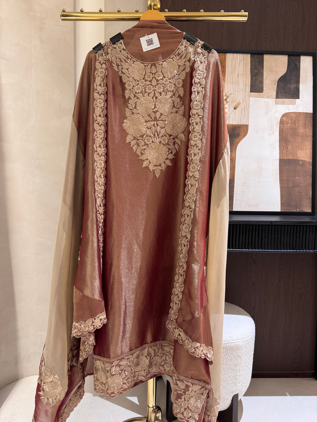 The Sanjh Bloom-Rust Brown Front