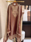 The Sanjh Bloom-Rust Brown Front