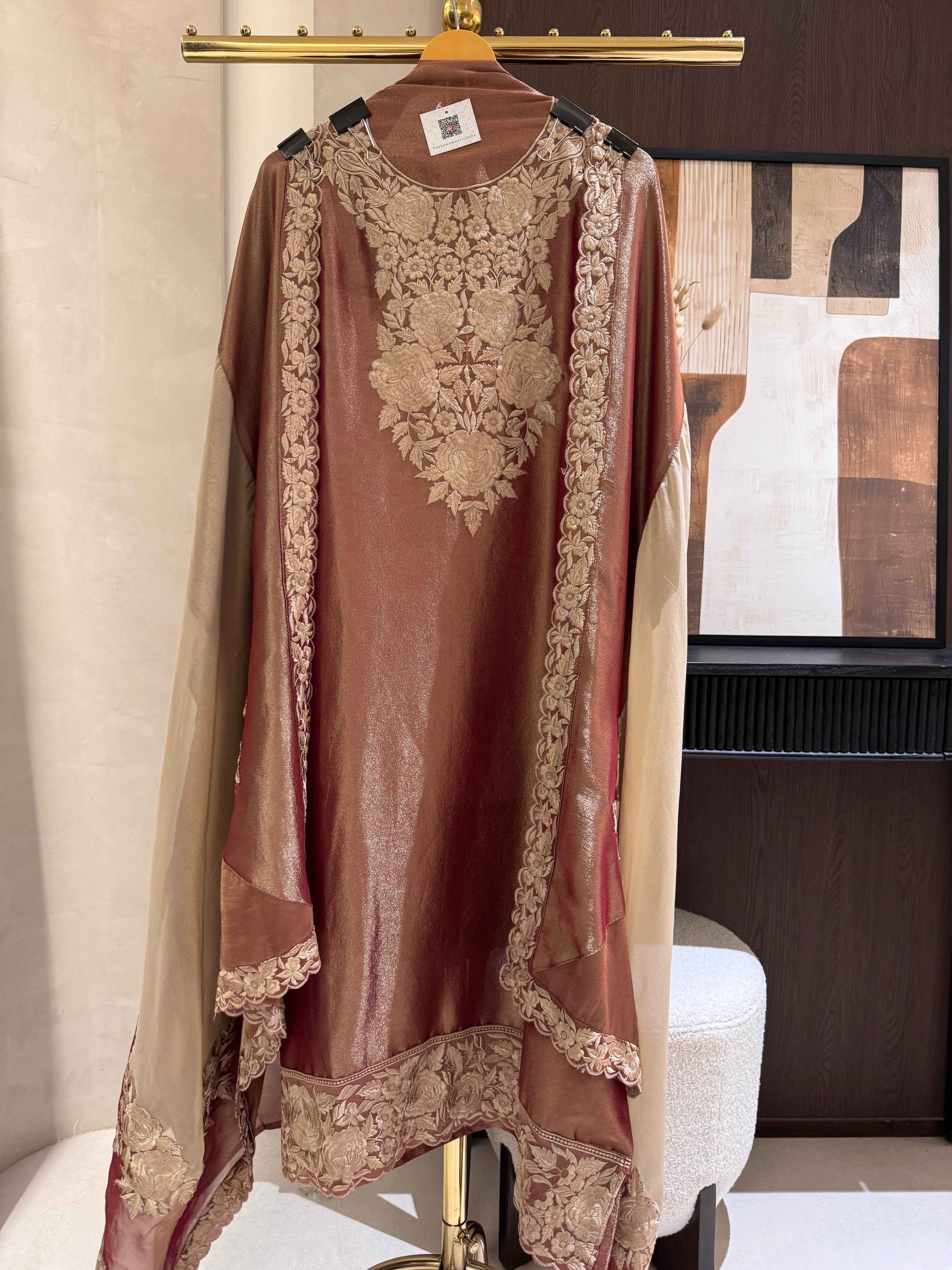 The Sanjh Bloom-Rust Brown Front