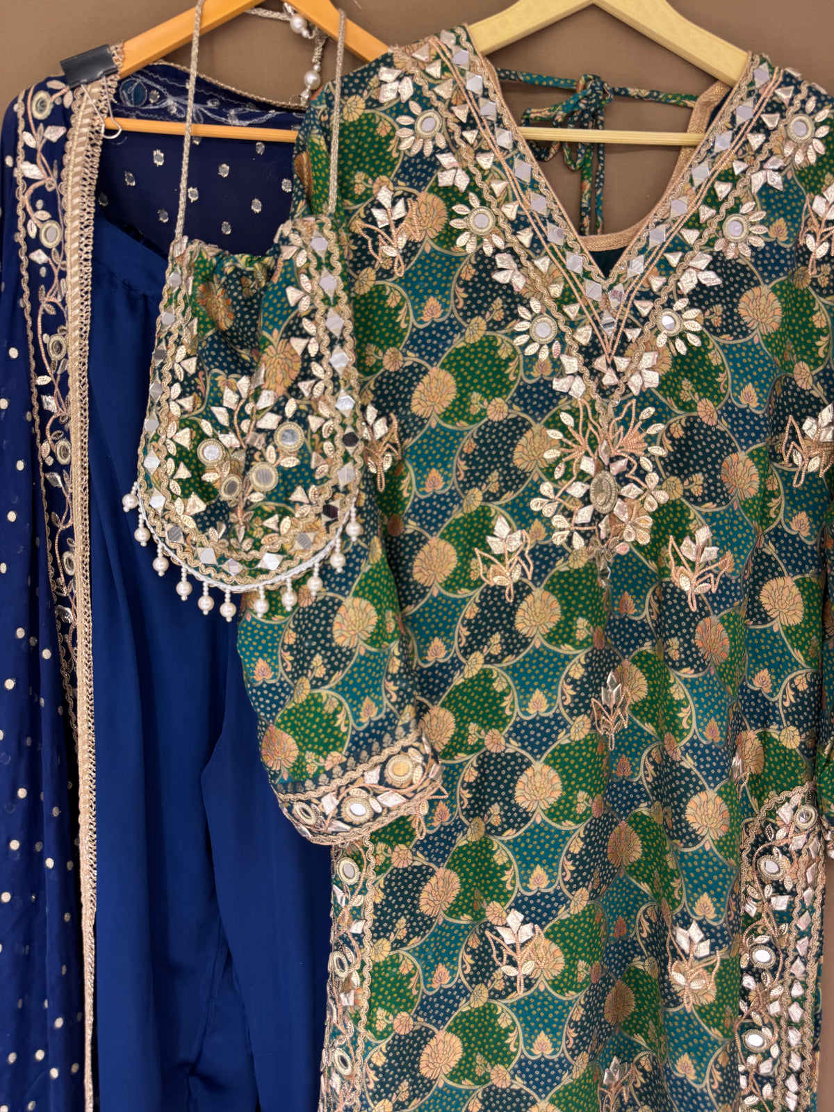 The Gota Edit Vol. 01 — Banarasi Set with Mirror Work