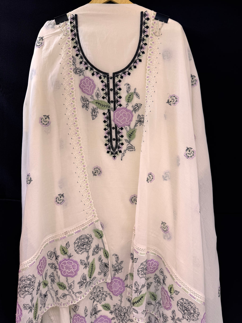 The Appliqué Edit Vol. 02 — Mal Cotton Unstitched Suit