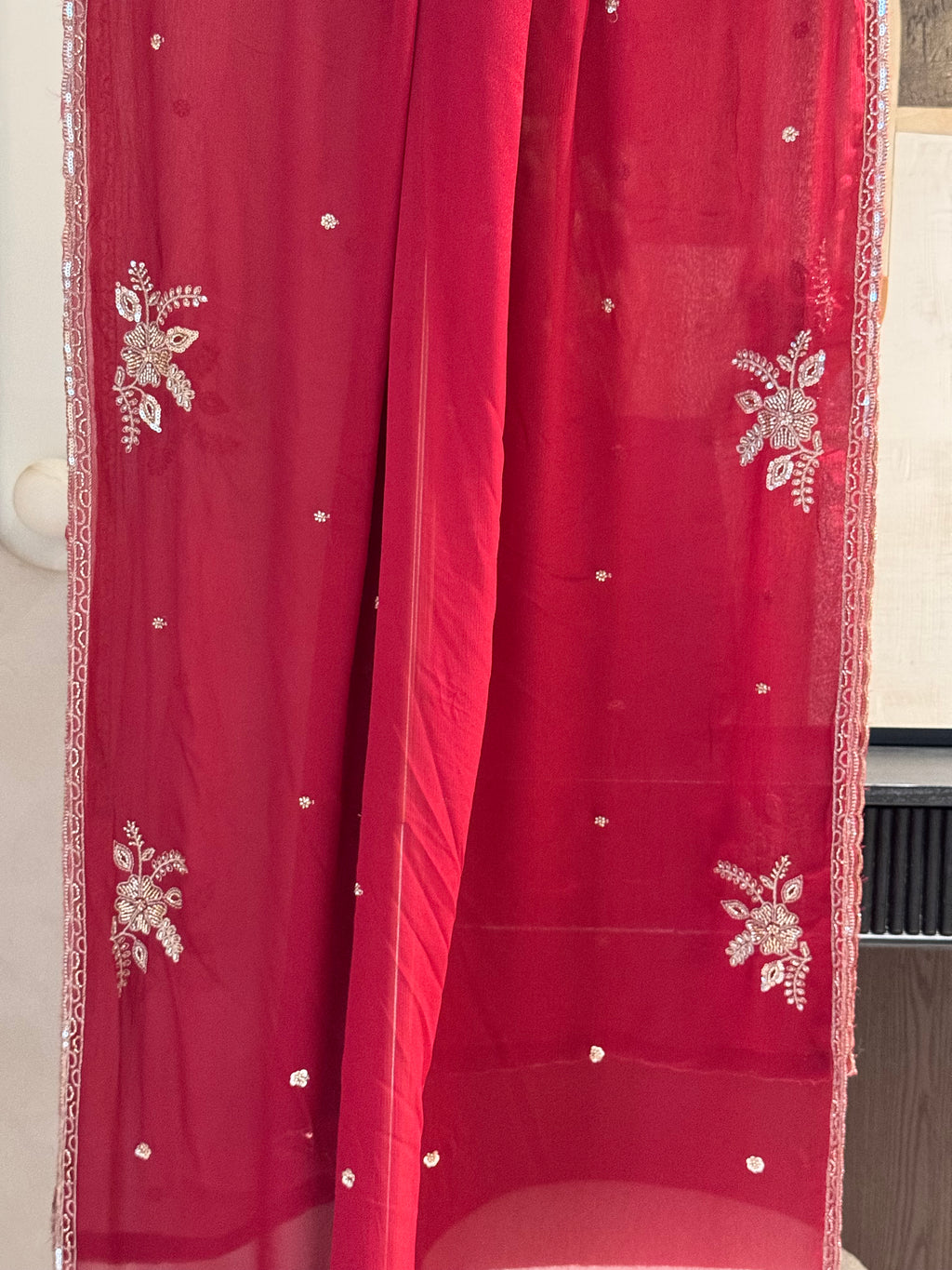 The Heer Aura — Chinnon Sharara Set with Bead Work