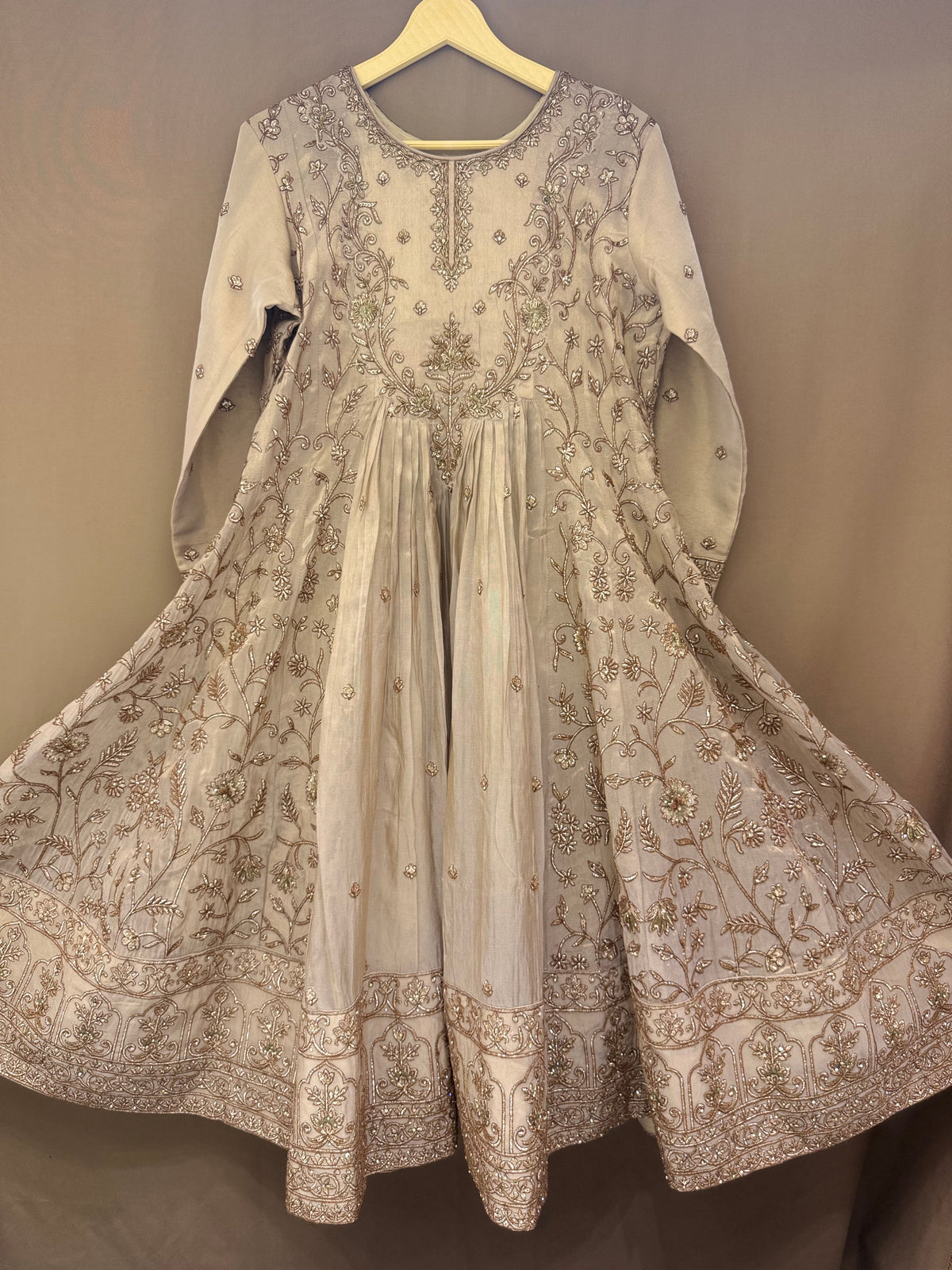 The Anarkali Edit Vol. 02 — Shimmer Silk Set with Zari Work