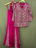 The Beadwork Edit Vol. 05 — Organza Satin Set with Katdana Work