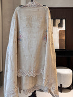 The Cutwork Edit Vol. 01 — Shimmer Silk Suit with Swarovski