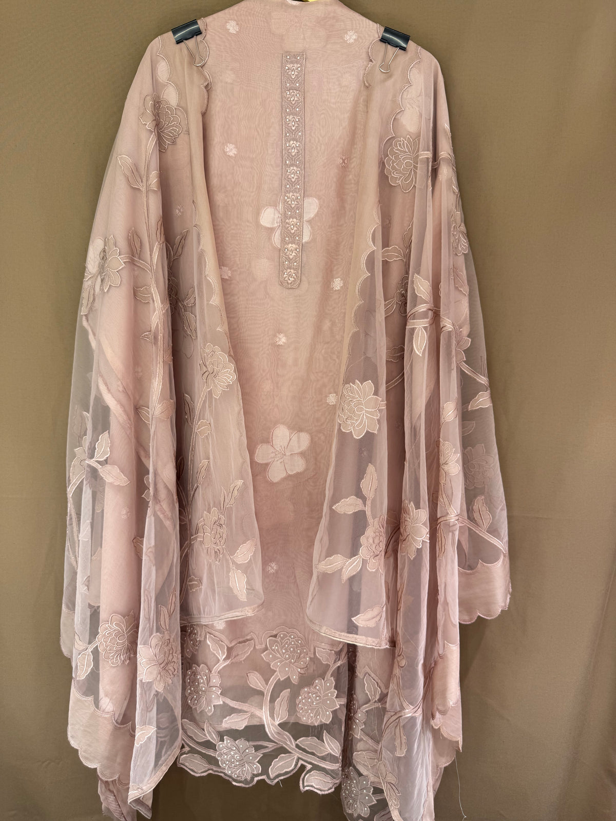The Cutwork Edit Vol. 03 — Soft Organza Suit with Net Cutwork