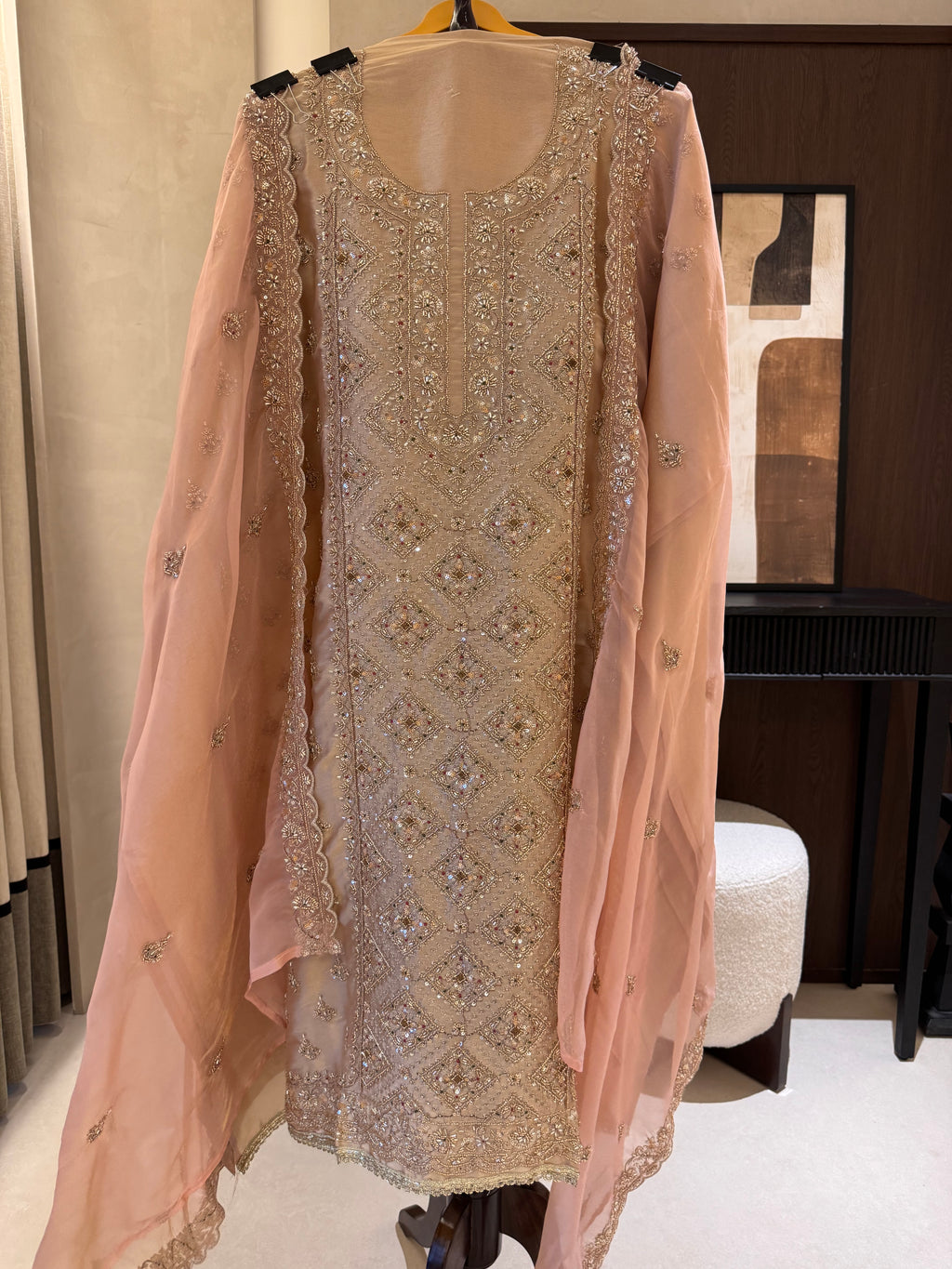 The Beadwork Edit Vol. 02 — Shimmer Silk Unstitched Suit