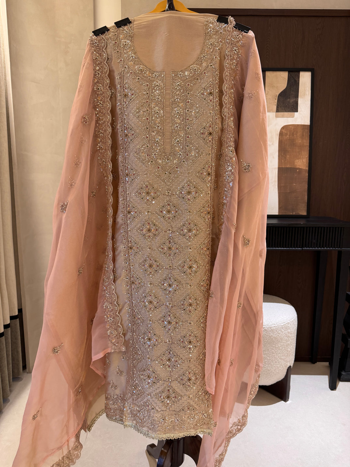 The Beadwork Edit Vol. 02 — Shimmer Silk Unstitched Suit