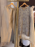 The Rosette Muse — Chinnon Set with Heavy Bead Work