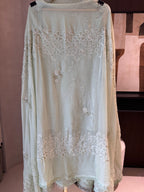 Meher — Glass Organza Suit with Thread Work & Dori Highlights-pista-front